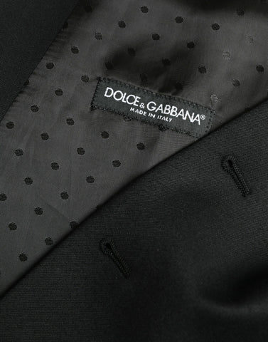Dolce & Gabbana Black Silk Waistcoat Dress Formal Vest - Retail Flare