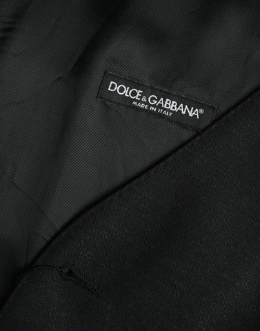 Dolce & Gabbana Black Wool Waistcoat Dress Formal Vest - Retail Flare