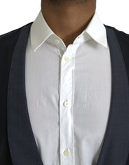Dolce & Gabbana Black Wool Waistcoat Dress Formal Vest - Retail Flare
