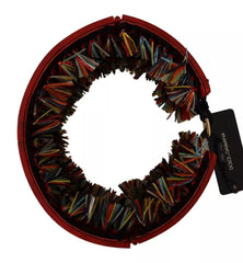 Dolce & Gabbana Multicolor Floral Wide Waist Carretto Belt - Retail Flare