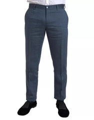 Dolce & Gabbana Blue 2 Piece Single Breasted NAPOLI Suit - Retail Flare