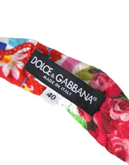 Dolce & Gabbana Multicolor Carretto Print Waist Belt - Retail Flare