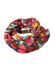 Dolce & Gabbana Multicolor Carretto Print Waist Belt - Retail Flare