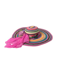 Dolce & Gabbana Multicolor Fantasy Wide Brim Floppy Hat - Retail Flare