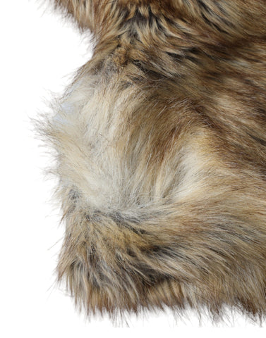 Dolce & Gabbana Brown Owl Faux Fur Whole Head Cap Hat - Retail Flare