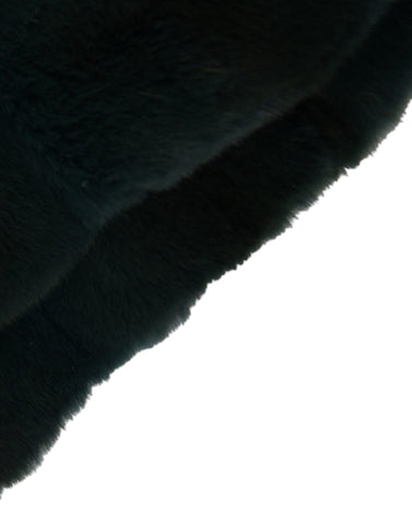 Dolce & Gabbana Black Weasel Fur Whole Head Wrap Hat - Retail Flare