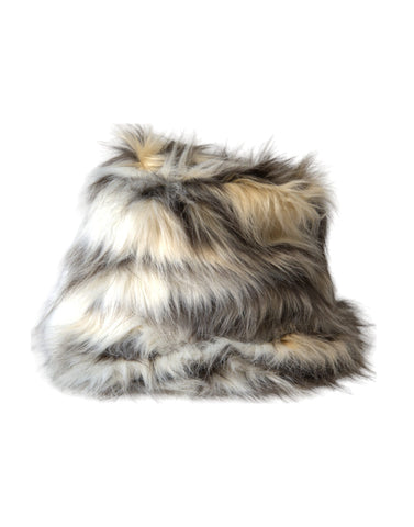 Dolce & Gabbana Multicolor Acrylic Fur Women Bucket Hat - Retail Flare