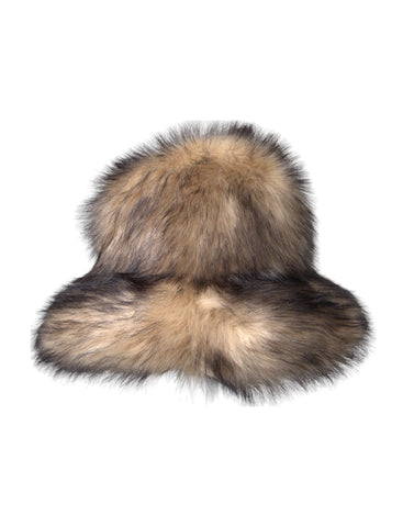 Dolce & Gabbana Brown Faux Fur Modacrylic Fedora Hat - Retail Flare