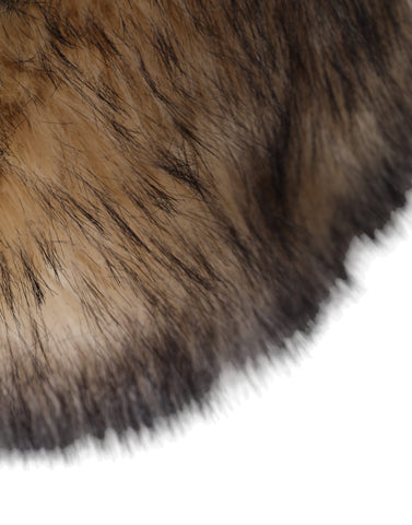 Dolce & Gabbana Brown Faux Fur Modacrylic Fedora Hat - Retail Flare