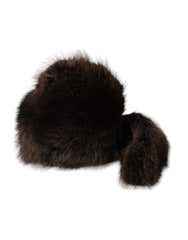 Dolce & Gabbana Women Brown Raccoon Fur Bucket Hat - Retail Flare