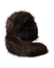 Dolce & Gabbana Women Brown Raccoon Fur Bucket Hat - Retail Flare