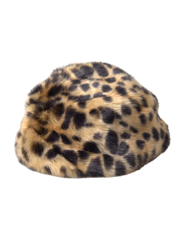 Dolce & Gabbana Brown Leopard Fur Women Bucket Hat - Retail Flare