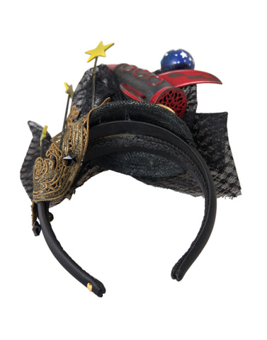 Dolce & Gabbana Multicolor Missile Rocket Crystal Stars Headband Diadem - Retail Flare