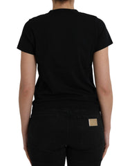 Balenciaga Black Cotton Logo Crew Neck Short Sleeves T-shirt - Retail Flare