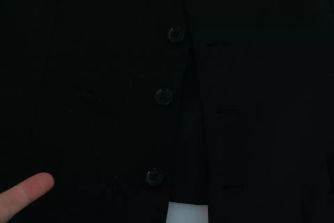 Dolce & Gabbana Black Stretch Waistcoat Formal Dress Wool Vest - Retail Flare