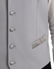 Dolce & Gabbana Light Blue Wool Formal Dress Waistcoat Vest - Retail Flare