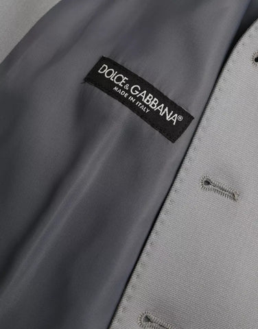 Dolce & Gabbana Light Blue Wool Formal Dress Waistcoat Vest - Retail Flare