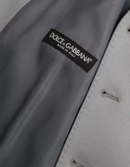 Dolce & Gabbana Light Blue Wool Formal Dress Waistcoat Vest - Retail Flare