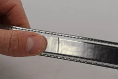 Dolce & Gabbana Silver Leather Metal Buckle Belt - Retail Flare