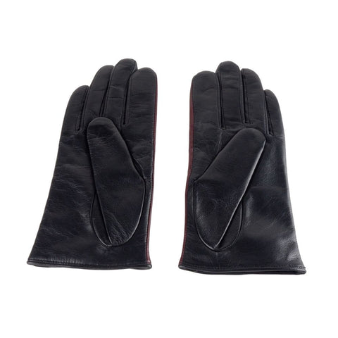 Cavalli Class Black Lambskin Women Glove - Retail Flare
