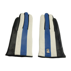 Cavalli Class Blue Lambskin Women Glove - Retail Flare