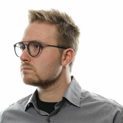 Police Gray Men Optical Frames - Retail Flare