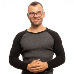 Police Gray Men Optical Frames - Retail Flare