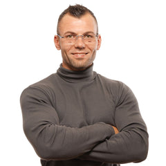 BMW Gray Men Optical Frames - Retail Flare