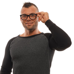 Ermenegildo Zegna Black Men Optical Frames - Retail Flare