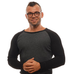 Ermenegildo Zegna Black Men Optical Frames - Retail Flare