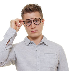 Police Brown Men Optical Frames - Retail Flare