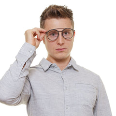 Police Gray Men Optical Frames - Retail Flare