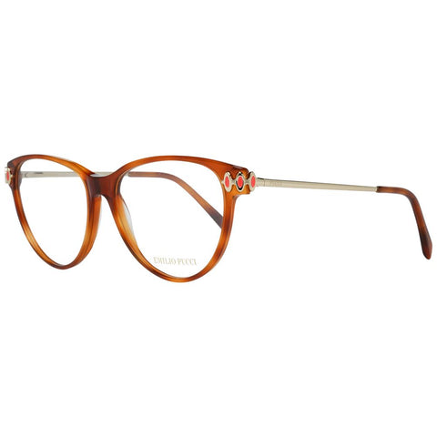 Emilio Pucci Brown Women Optical Frames Emilio Pucci Retail Flare