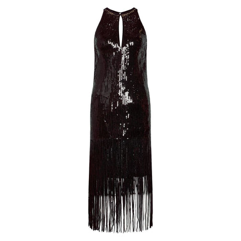 PINKO Black Polyester Dress - Retail Flare