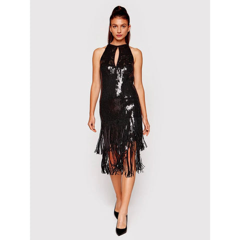 PINKO Black Polyester Dress - Retail Flare
