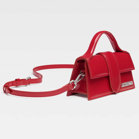 Jacquemus Red Leather Crossbody Bag - Retail Flare