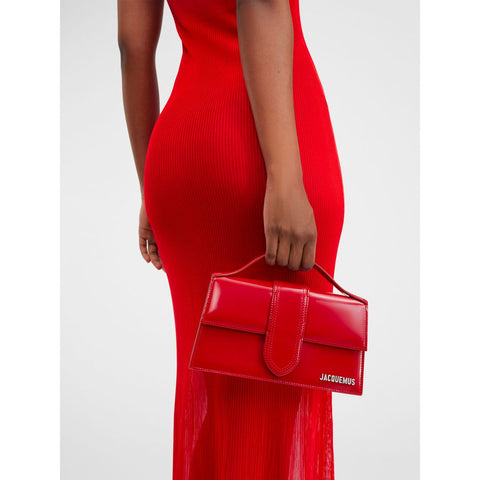 Jacquemus Red Leather Crossbody Bag - Retail Flare