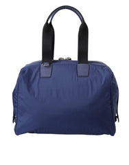 Dolce & Gabbana Blue Nylon Calfskin Hand Shoulder Duffel Bag - Retail Flare