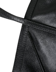 Dolce & Gabbana Black Leather Miss Escape Shopping Tote Women Bag - Retail Flare