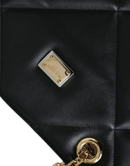 Dolce & Gabbana Black Leather JUNGLE Quilted Shopping Tote Bag - Retail Flare