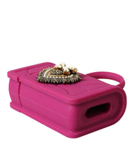 Dolce & Gabbana Pink Silicone Devotion Heart Cover Hand Bag Airpod Case - Retail Flare