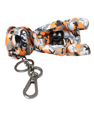 Dolce & Gabbana Multicolor Camouflage Animal Silhouette Keychain Keyring - Retail Flare