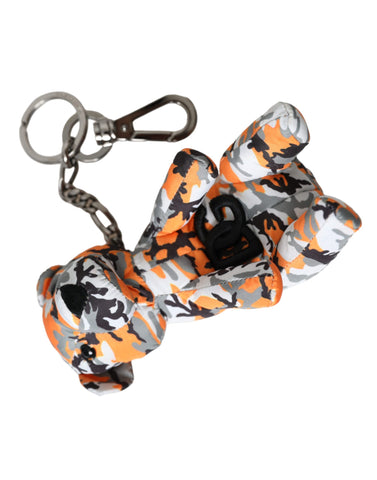 Dolce & Gabbana Multicolor Camouflage Animal Silhouette Keychain Keyring - Retail Flare