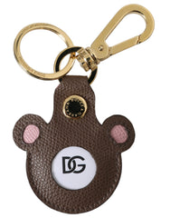 Dolce & Gabbana Multicolor Dauphine Calfskin DG Logo Keyring Keychain - Retail Flare