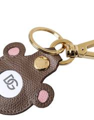Dolce & Gabbana Multicolor Dauphine Calfskin DG Logo Keyring Keychain - Retail Flare