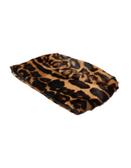 Dolce & Gabbana Brown Leopard Fur Women Bucket Hat - Retail Flare