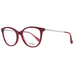 Max Mara Red Women Optical Frames Max Mara Retail Flare