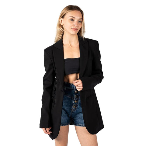 PINKO Black Viscose Suits & Blazer - Retail Flare