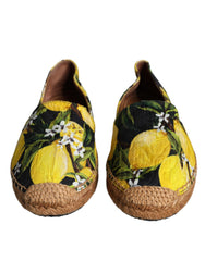 Dolce & Gabbana Multicolor Lemon Slip On Espadrilles Shoes - Retail Flare