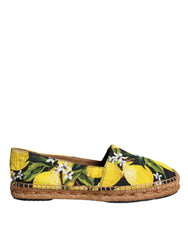Dolce & Gabbana Multicolor Lemon Slip On Espadrilles Shoes - Retail Flare
